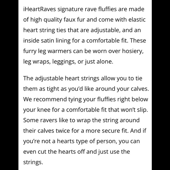 Vtg Deadstock I❤️Raves FLUFFIES & Matching glovies!! NWT EXTREMELY RARE - Picture 6 of 7